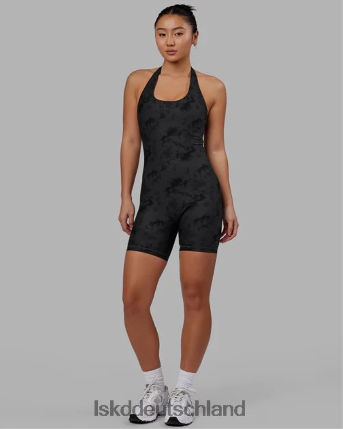 Frauen LSKD Challenger-Body – schwarzer Batik-Look Bekleidung VD2NLV510