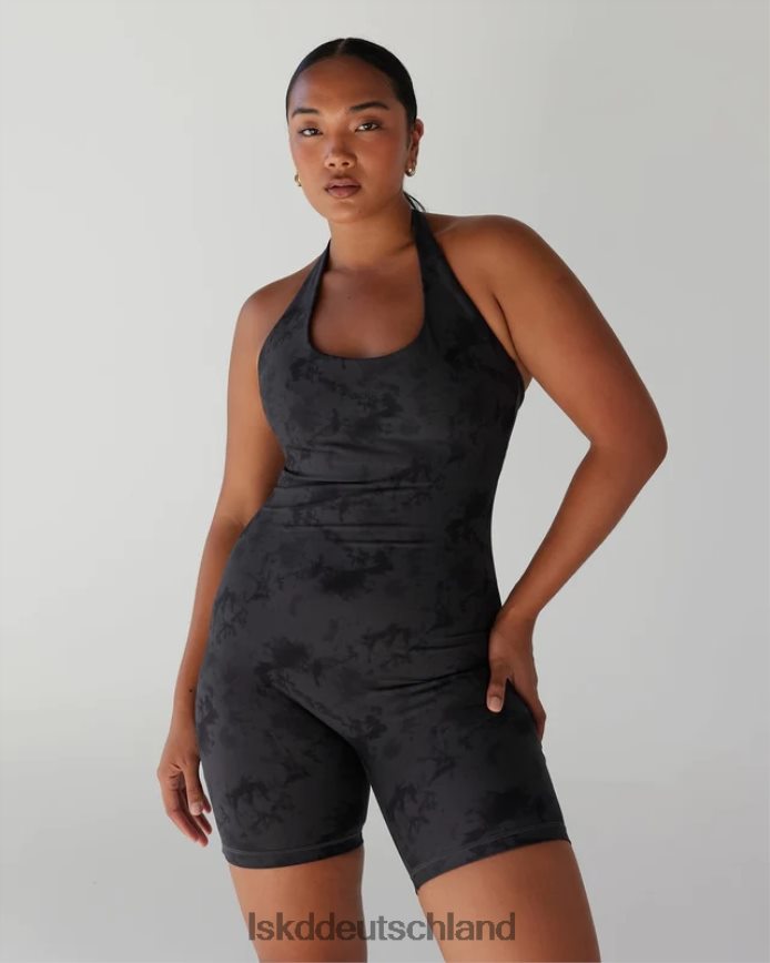 Frauen LSKD Challenger-Body – schwarzer Batik-Look Bekleidung VD2NLV510