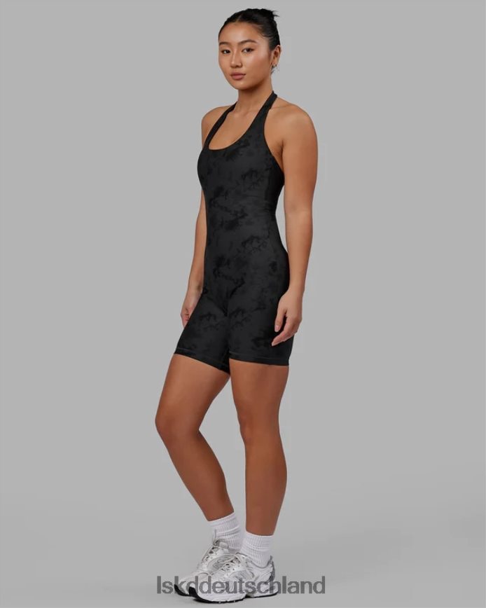Frauen LSKD Challenger-Body – schwarzer Batik-Look Bekleidung VD2NLV510