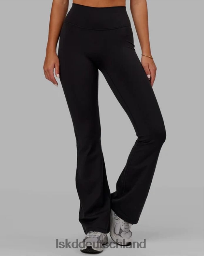 Frauen LSKD Alltags-Leggings mit ausgestelltem Schnitt – Schwarz Bekleidung VD2NLV532