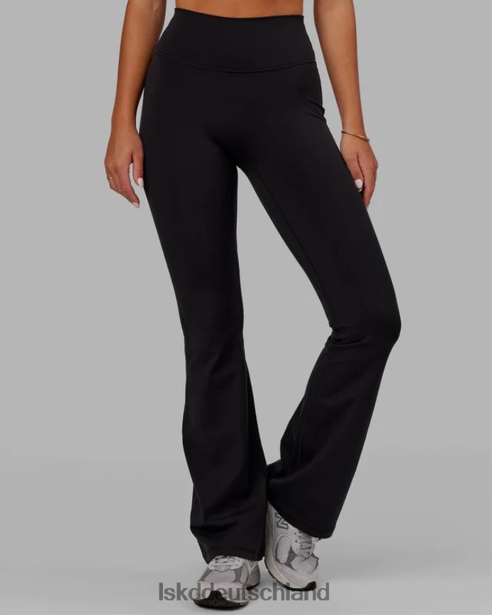 Frauen LSKD Alltags-Leggings mit ausgestelltem Schnitt – Schwarz Bekleidung VD2NLV532