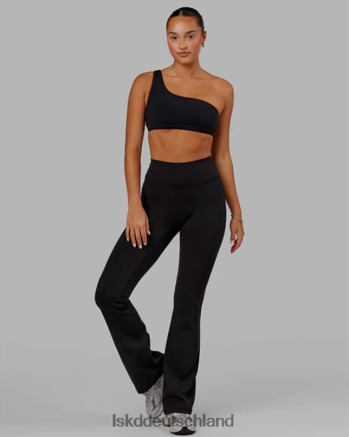 Frauen LSKD Alltags-Leggings mit ausgestelltem Schnitt – Schwarz Bekleidung VD2NLV532