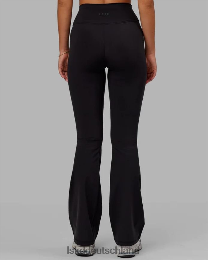 Frauen LSKD Alltags-Leggings mit ausgestelltem Schnitt – Schwarz Bekleidung VD2NLV532