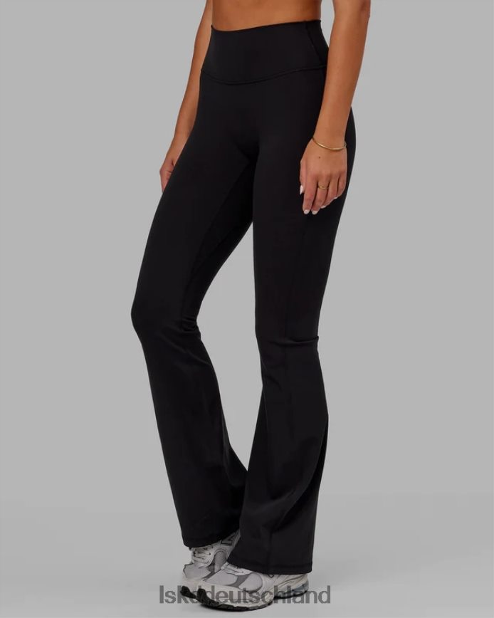 Frauen LSKD Alltags-Leggings mit ausgestelltem Schnitt – Schwarz Bekleidung VD2NLV532