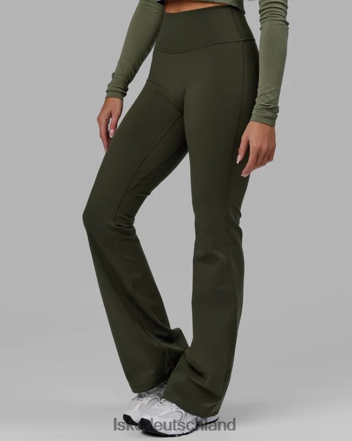 Frauen LSKD Alltags-Leggings mit ausgestelltem Schnitt – Waldnacht Bekleidung VD2NLV642