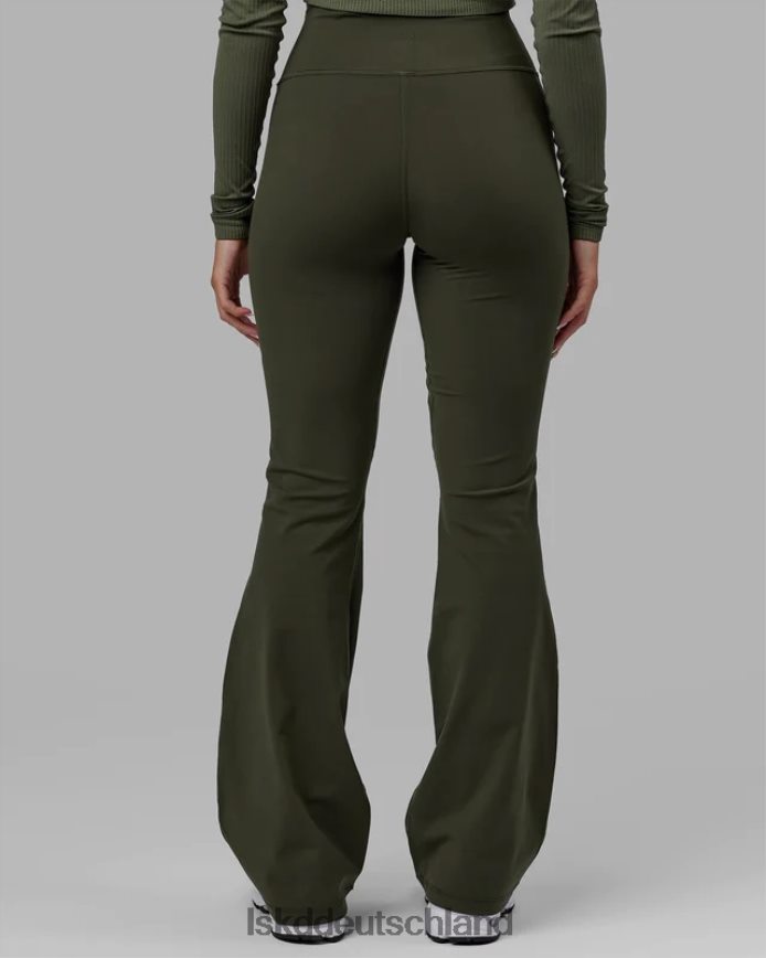 Frauen LSKD Alltags-Leggings mit ausgestelltem Schnitt – Waldnacht Bekleidung VD2NLV642