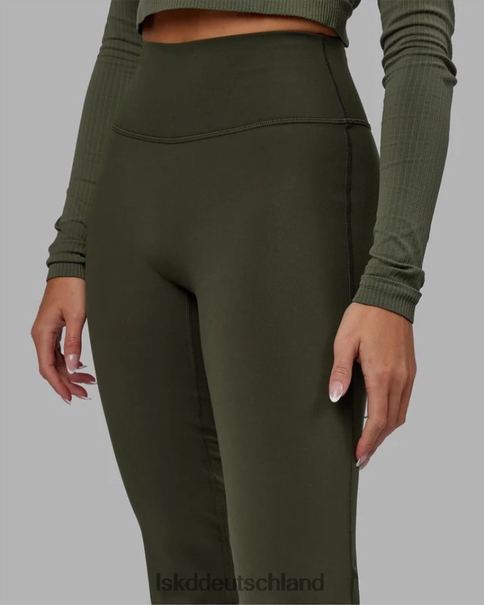 Frauen LSKD Alltags-Leggings mit ausgestelltem Schnitt – Waldnacht Bekleidung VD2NLV642