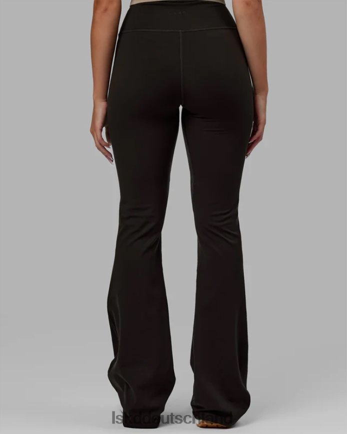 Frauen LSKD Alltags-Leggings mit ausgestelltem Schnitt – dunkles Walnussholz Bekleidung VD2NLV635
