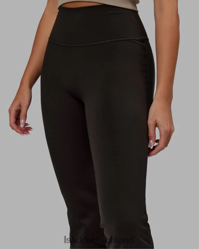 Frauen LSKD Alltags-Leggings mit ausgestelltem Schnitt – dunkles Walnussholz Bekleidung VD2NLV635