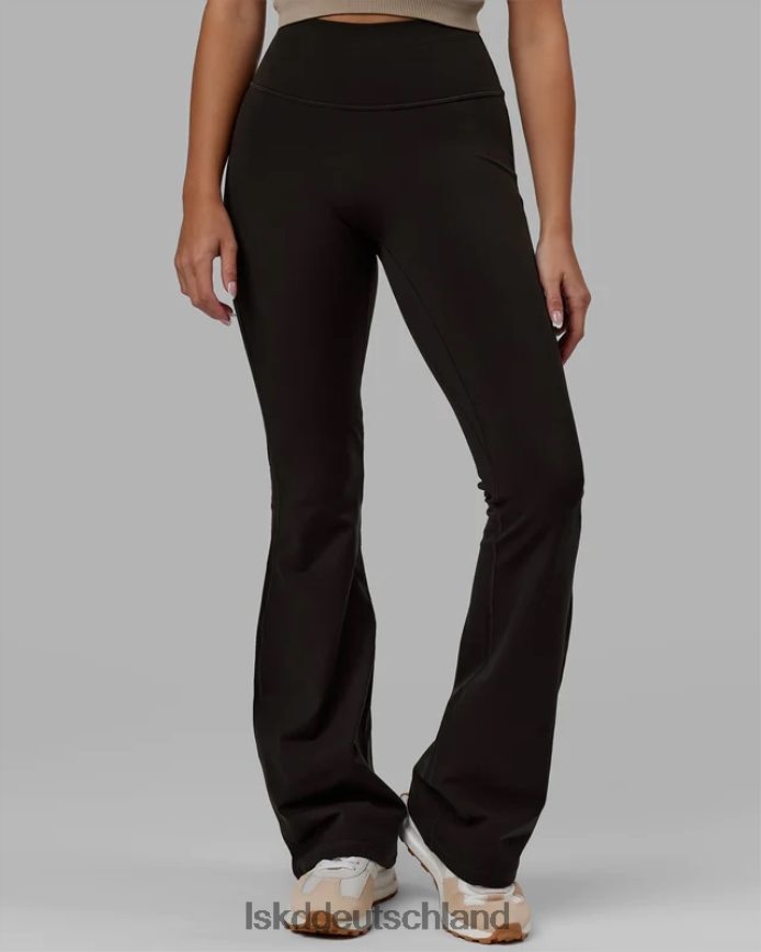 Frauen LSKD Alltags-Leggings mit ausgestelltem Schnitt – dunkles Walnussholz Bekleidung VD2NLV635