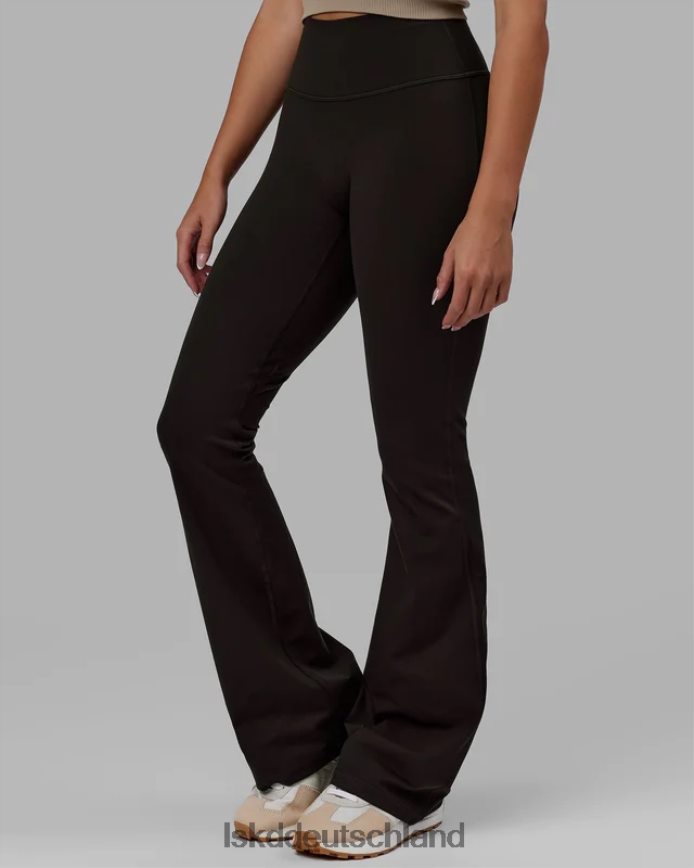 Frauen LSKD Alltags-Leggings mit ausgestelltem Schnitt – dunkles Walnussholz Bekleidung VD2NLV635