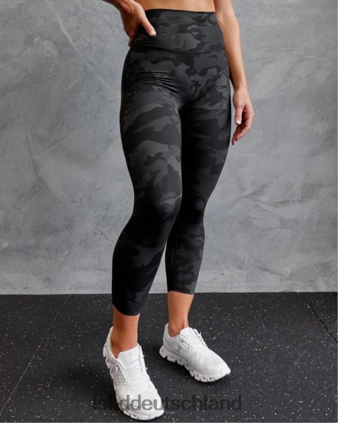 Frauen LSKD Elixir 7/8-Leggings – schwarzes Tarnmuster Bekleidung VD2NLV536