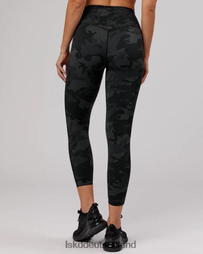 Frauen LSKD Elixir 7/8-Leggings – schwarzes Tarnmuster Bekleidung VD2NLV536