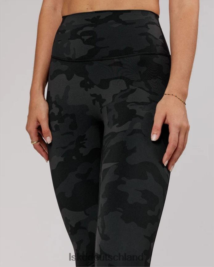 Frauen LSKD Elixir 7/8-Leggings – schwarzes Tarnmuster Bekleidung VD2NLV536