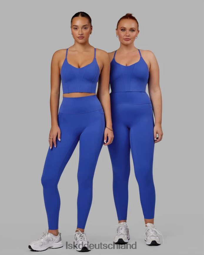 Frauen LSKD Elixir-Leggings in voller Länge mit Taschen – Power Cobalt Bekleidung VD2NLV575