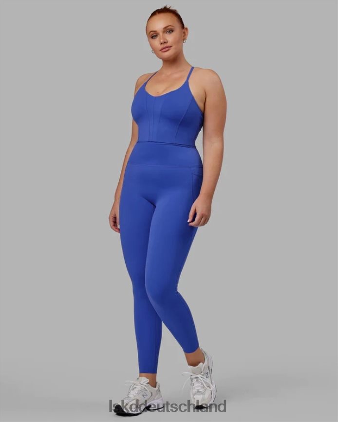 Frauen LSKD Elixir-Leggings in voller Länge mit Taschen – Power Cobalt Bekleidung VD2NLV575