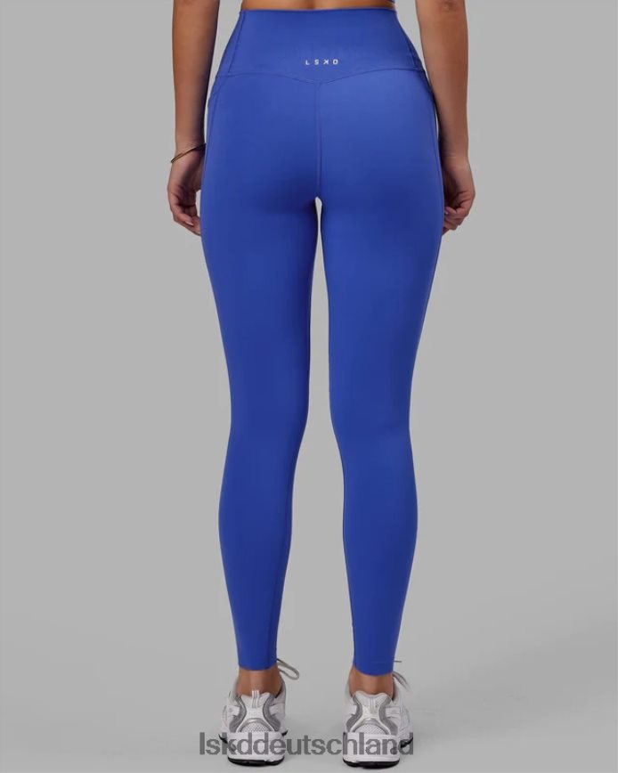Frauen LSKD Elixir-Leggings in voller Länge mit Taschen – Power Cobalt Bekleidung VD2NLV575