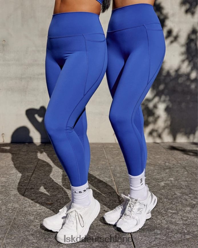 Frauen LSKD Elixir-Leggings in voller Länge mit Taschen – Power Cobalt Bekleidung VD2NLV575