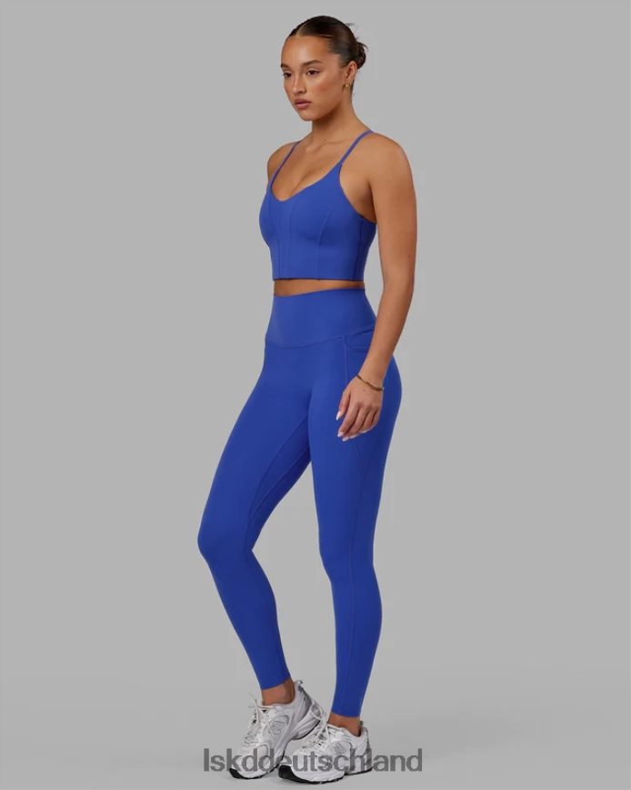 Frauen LSKD Elixir-Leggings in voller Länge mit Taschen – Power Cobalt Bekleidung VD2NLV575