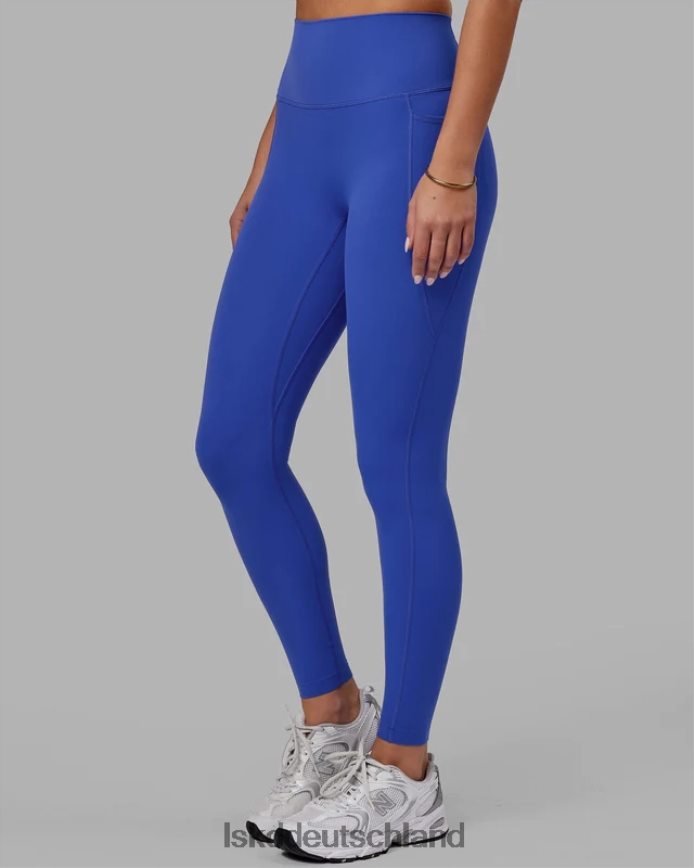 Frauen LSKD Elixir-Leggings in voller Länge mit Taschen – Power Cobalt Bekleidung VD2NLV575