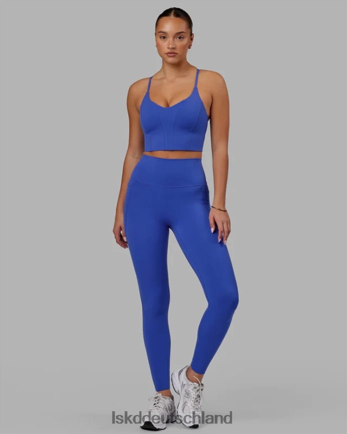 Frauen LSKD Elixir-Leggings in voller Länge mit Taschen – Power Cobalt Bekleidung VD2NLV575