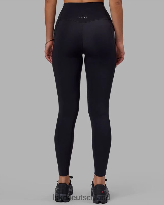 Frauen LSKD Elixir-Leggings in voller Länge mit Taschen – Schwarz Bekleidung VD2NLV562