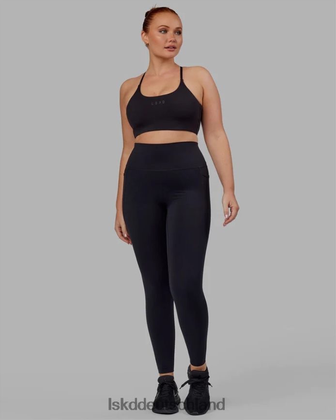 Frauen LSKD Elixir-Leggings in voller Länge mit Taschen – Schwarz Bekleidung VD2NLV562