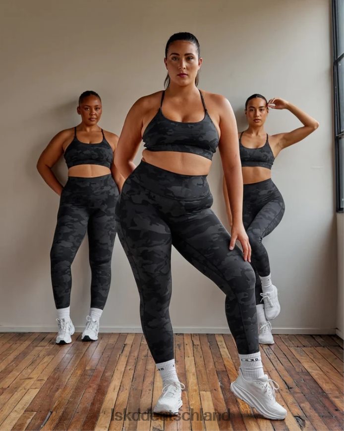 Frauen LSKD Elixir-Leggings in voller Länge – schwarzes Tarnmuster Bekleidung VD2NLV550