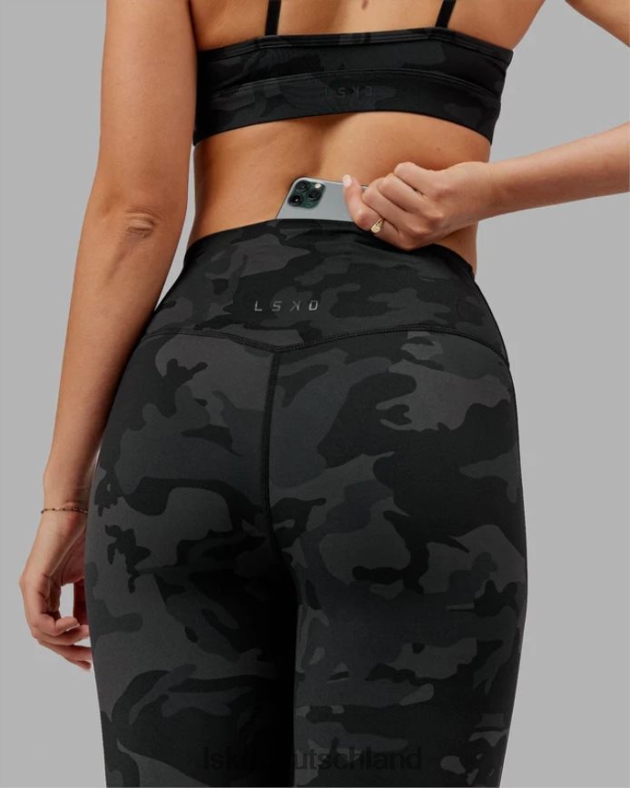 Frauen LSKD Elixir-Leggings in voller Länge – schwarzes Tarnmuster Bekleidung VD2NLV550