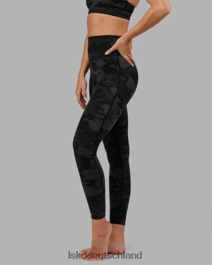 Frauen LSKD Elixir-Leggings in voller Länge – schwarzes Tarnmuster Bekleidung VD2NLV550
