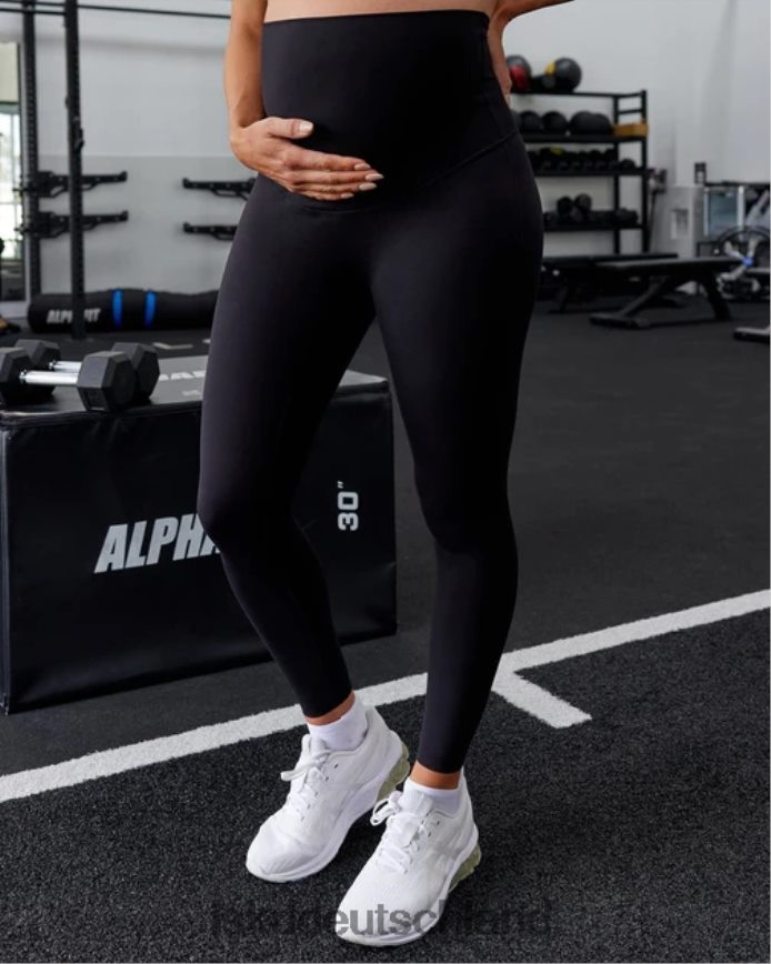 Frauen LSKD Elixir Umstandsleggings in voller Länge – Schwarz Bekleidung VD2NLV597