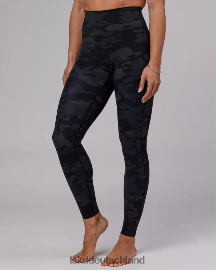 Frauen LSKD Elixir x-lange Leggings – schwarzes Tarnmuster Bekleidung VD2NLV660
