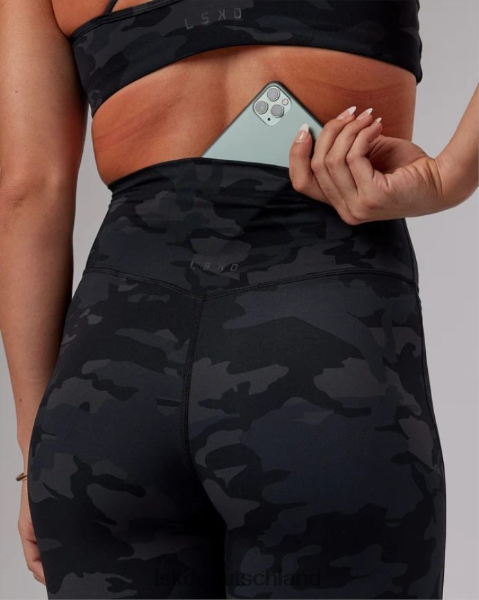 Frauen LSKD Elixir x-lange Leggings – schwarzes Tarnmuster Bekleidung VD2NLV660