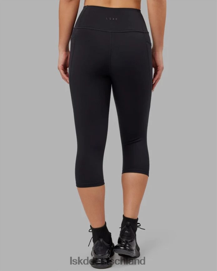 Frauen LSKD Flux 3/4 lange Leggings – Schwarz Bekleidung VD2NLV557