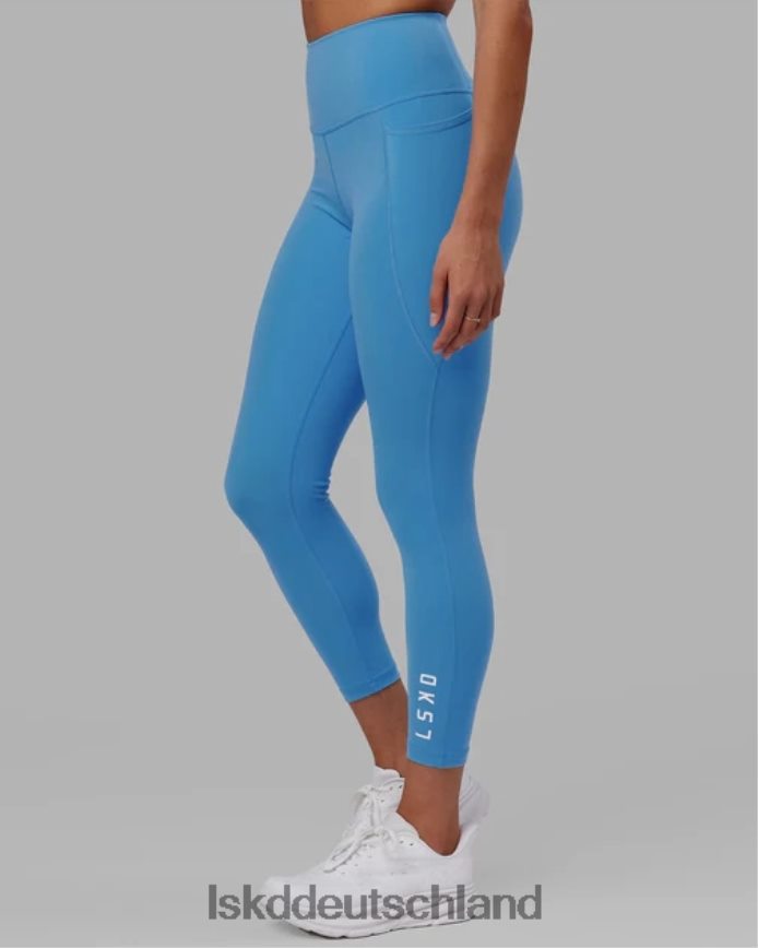 Frauen LSKD Flux 7/8-Leggings – Azurblau Bekleidung VD2NLV586
