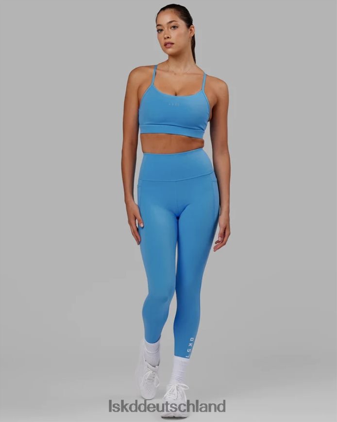 Frauen LSKD Flux 7/8-Leggings – Azurblau Bekleidung VD2NLV586