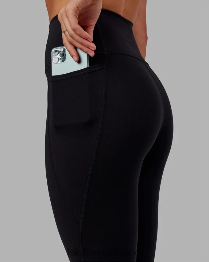Frauen LSKD Flux 7/8-Leggings – Schwarz Bekleidung VD2NLV534