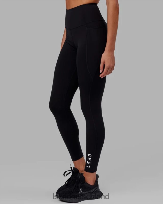 Frauen LSKD Flux-Leggings in voller Länge – Schwarz Bekleidung VD2NLV529
