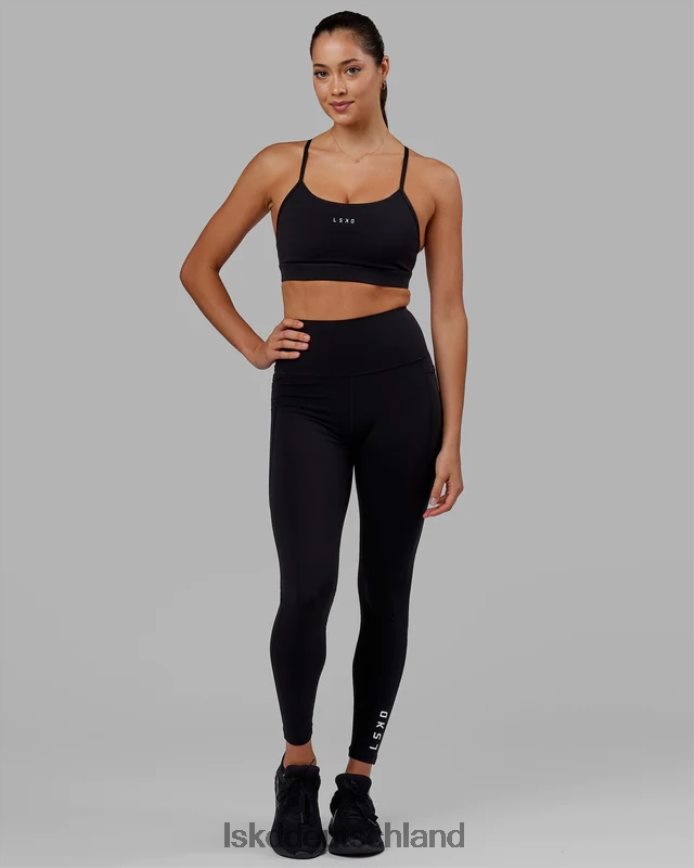 Frauen LSKD Flux-Leggings in voller Länge – Schwarz Bekleidung VD2NLV529