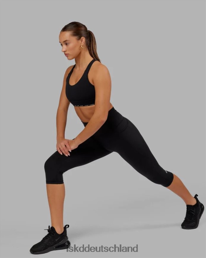 Frauen LSKD Fusion-Leggings in 3/4-Länge – Schwarz Bekleidung VD2NLV547