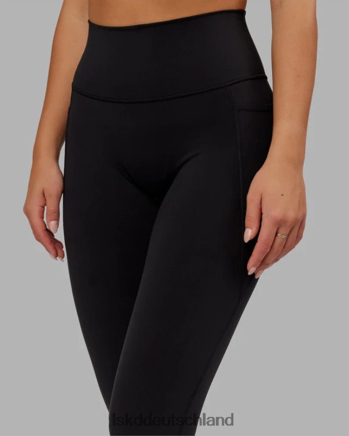 Frauen LSKD Fusion-Leggings in 3/4-Länge – Schwarz Bekleidung VD2NLV547