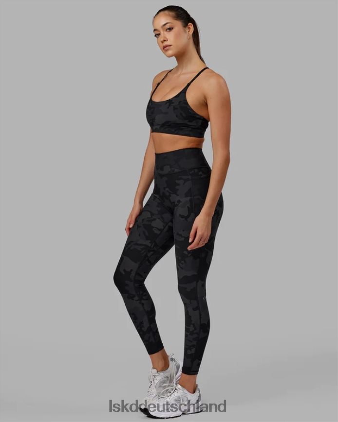 Frauen LSKD Fusion-Leggings in voller Länge – schwarzes Tarnmuster Bekleidung VD2NLV560
