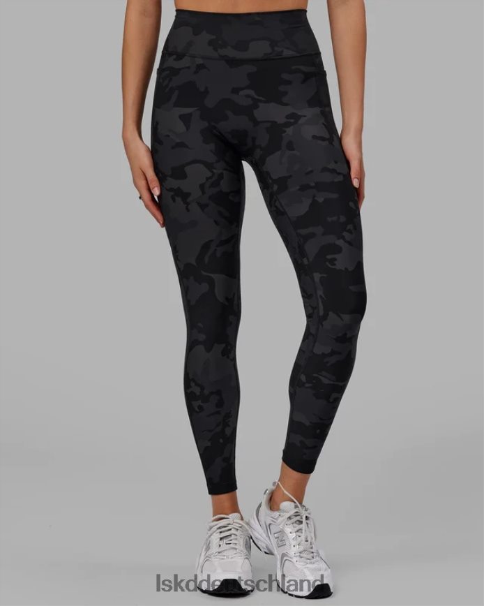 Frauen LSKD Fusion-Leggings in voller Länge – schwarzes Tarnmuster Bekleidung VD2NLV560
