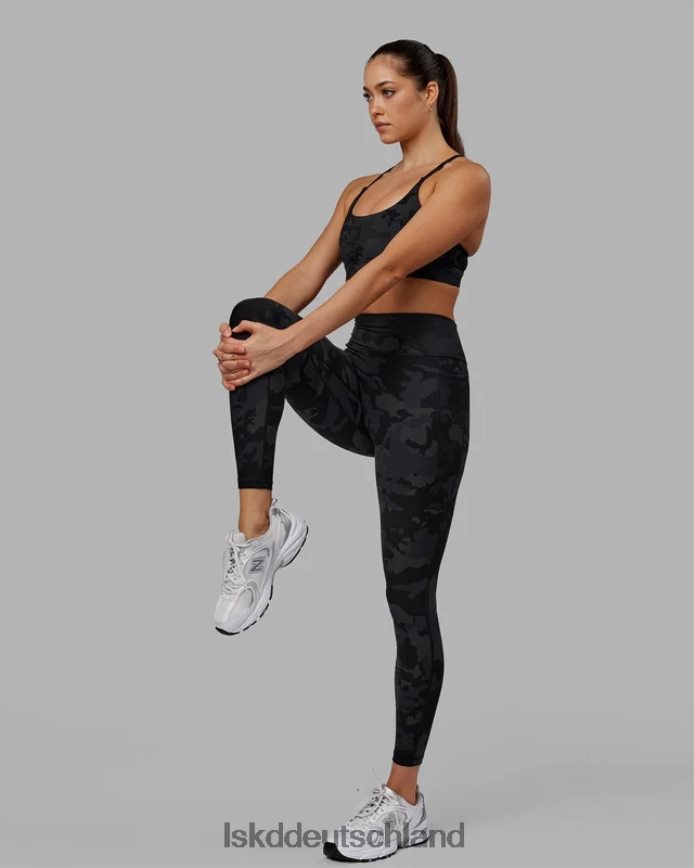 Frauen LSKD Fusion-Leggings in voller Länge – schwarzes Tarnmuster Bekleidung VD2NLV560