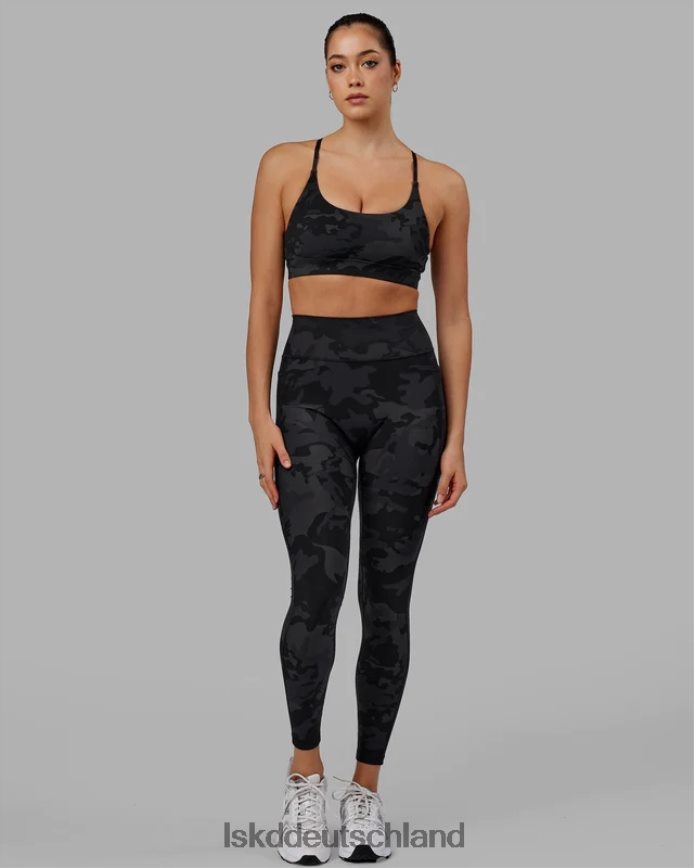 Frauen LSKD Fusion-Leggings in voller Länge – schwarzes Tarnmuster Bekleidung VD2NLV560