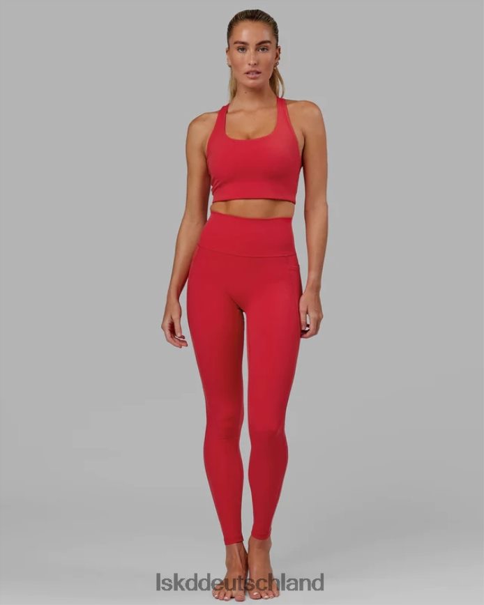 Frauen LSKD Fusion x-lange Leggings – Scharlachrot Bekleidung VD2NLV626