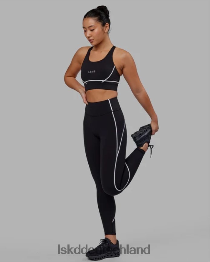 Frauen LSKD Pulse-Leggings in voller Länge – Schwarz Bekleidung VD2NLV578