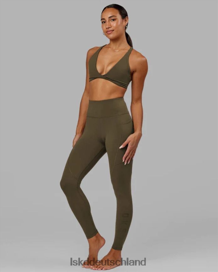Frauen LSKD Rep-Leggings in voller Länge – Armeegrün Bekleidung VD2NLV676