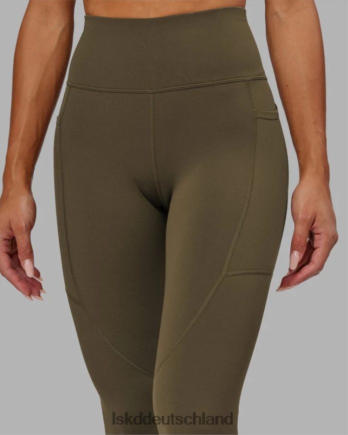 Frauen LSKD Rep-Leggings in voller Länge – Armeegrün Bekleidung VD2NLV676