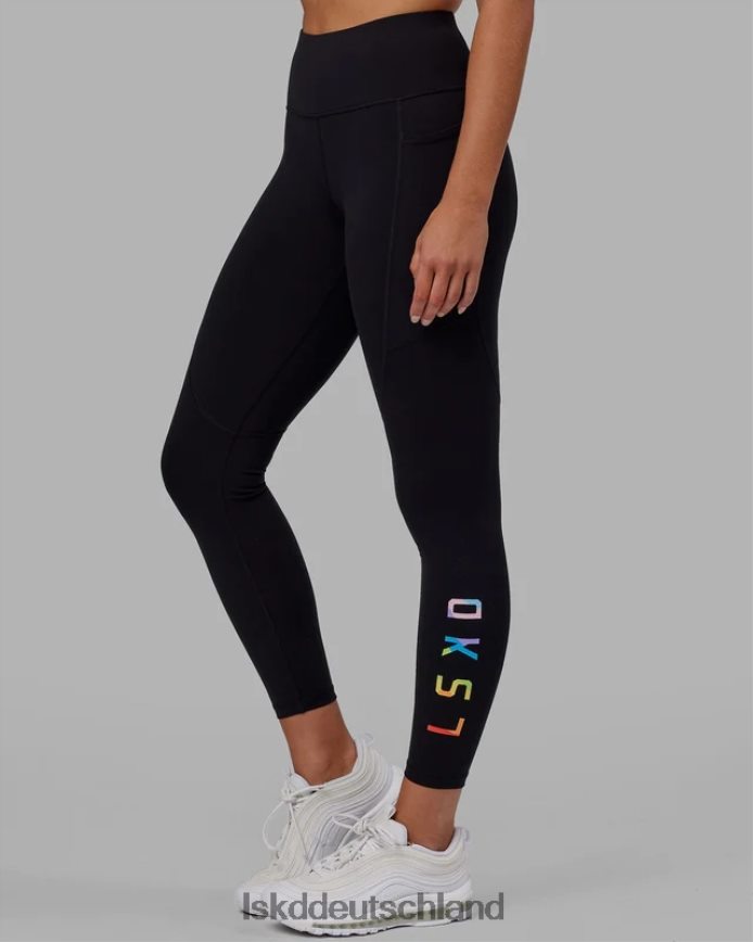 Frauen LSKD Rep-Leggings in voller Länge – Pride-Schwarz Bekleidung VD2NLV608